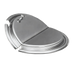 Thumbnail image #1 for APW Wyott Stainless Steel Slotted Hinged Inset Cover for 4 Qt Pot with Clips