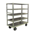 Thumbnail image #1 for Carter-Hoffmann Aluminum Queen Mary China & Silver Transporter, Open Design, 6 Shelves