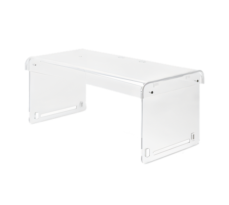 Product image #1 for Vollrath 36-Inch Single-Sided Mobile Acrylic Breath Guard with Nylon Bag