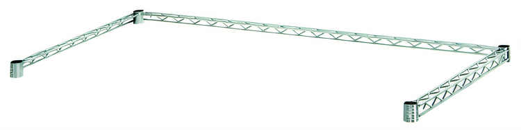 Product image #1 for Quantum 2448FS 3-Sided Truss Wire Frame Bus Cart, 48 x 24 Inches, 304 Stainless Steel