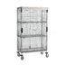 Thumbnail image #1 for Metro SlideSecure Mobile Wire Security Cage with Sliding Doors and 2 Shelves, Chrome Finish