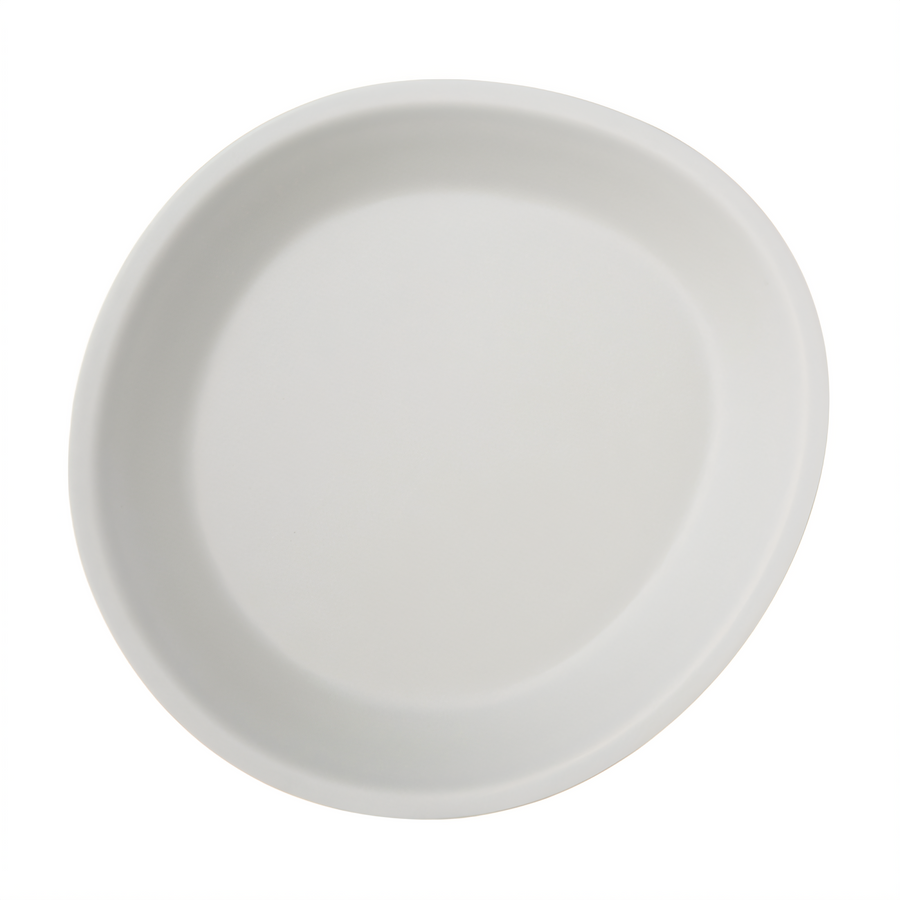 Product image #1 for Ridge 10-Inch 15-Ounce Oblong Coupe Plate, Cement Melamine