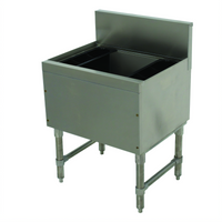 Advance Tabco Prestige Supreme 36-Inch Stainless Steel Bar Ice Bin with 7-Inch Backsplash, Without Cold Plate