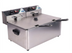 Thumbnail image #1 for Sapphire Double Countertop Electric Fryer, 32 lb Capacity, 110V