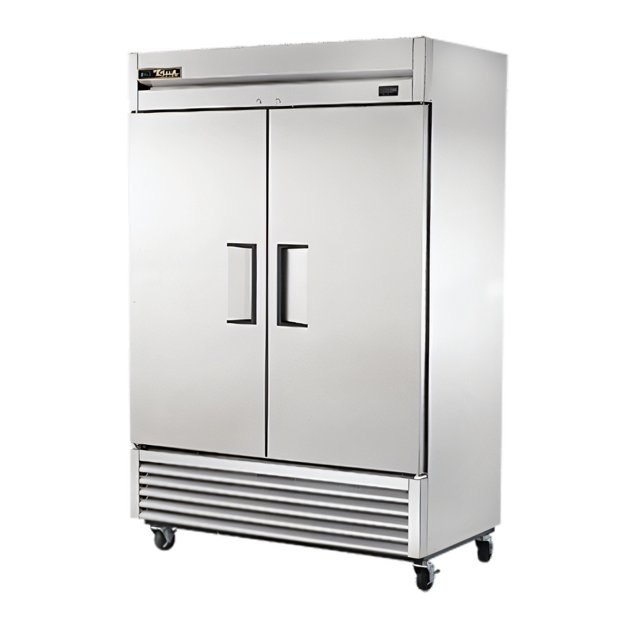 Product image #1 for True 2-Section Convertible Reach-In Refrigerator/Freezer with Solid Doors, Bottom Mount, R290