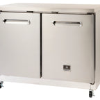Thumbnail image #1 for Kelvinator Commercial KCHUC36F-32 36-Inch ADA-Height Undercounter Freezer, 2-Section, 2 Solid Doors, Stainless Steel