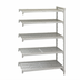 Thumbnail image #2 for Cambro CPA247284V5PKG Camshelving® Premium Stainless Steel Shelving