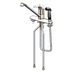 Thumbnail image #1 for T&S Brass Low-Lead Single-Lever Deck-Mount Faucet with 48-Inch Side Spray, 8-Inch Centers