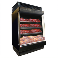 Howard-McCray 51-Inch Packaged Meat Low-Base Open Merchandiser, Self-Contained, Black