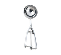 4 oz Stainless Steel Ice Cream Scoop Disher with Squeeze Handle
