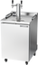 Thumbnail image #1 for Beverage Air Dual Zone Wine & Beer Draft Cooler with 2-Tap Tower, 24-Inch Wide, 4-Keg Stainless Steel Flat Top Beer Dispenser