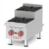 Thumbnail image #1 for Omcan USA 12-Inch Countertop Natural Gas Commercial Hot Plate with One Open Burner and One Step-Up Burner
