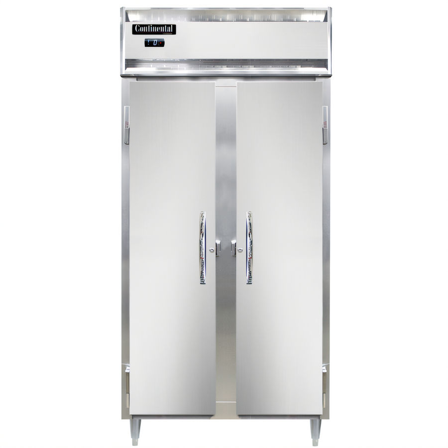 Product image #1 for Continental Refrigerator Designer Slim Line D2FSEN 2-Section Full-Height Reach-In Freezer