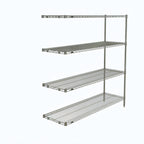 Thumbnail image #1 for Metro Super Erecta AN366C Add-On Chrome Wire Shelving Unit, 60"W x 18"D x 63"H, 4 Shelves