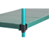 Thumbnail image #1 for QuadPlus Solid Polymer Shelf Mat with Wire Quad-Adjust Frame, 36 x 21 Inches, Green
