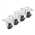Thumbnail image #1 for Krowne 28-110S Royal Series Shelf Casters & Leveling Feet Case of 10