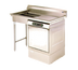 Thumbnail image #1 for Eagle Group Right-Hand Soiled Dishtable for Undercounter Dishwasher, 60-Inch x 27-1/2-Inch, 20 x 20 x 5 Pre-Rinse Sink, Stainless Steel