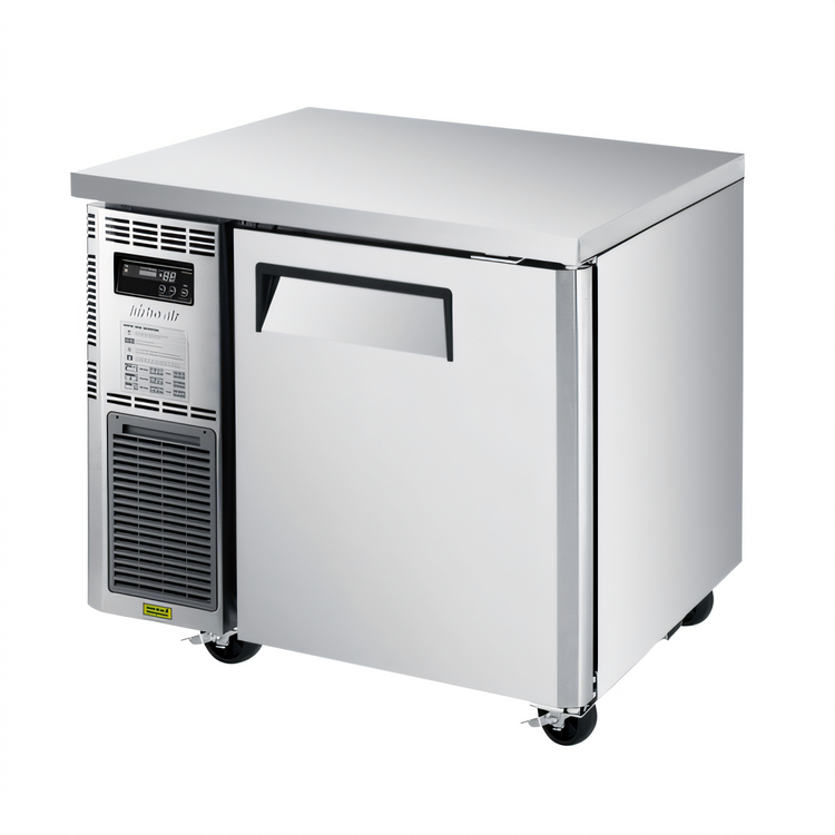 Product image #1 for Turbo Air J Series 35-3/8-Inch One-Section Self-Contained Side-Mount Undercounter Freezer, 5.66 Cu. Ft.