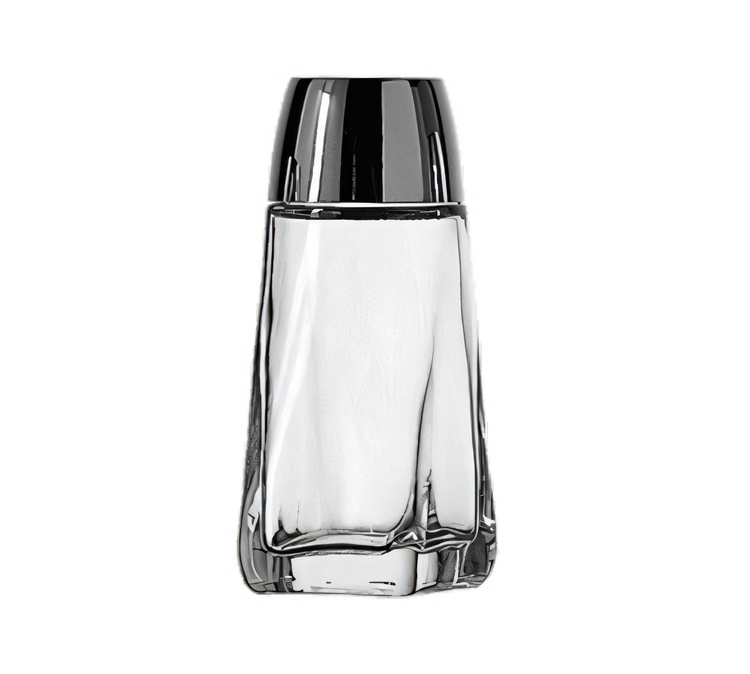 Product image #1 for Anchor Hocking Continental 2 oz Clear Glass Tapered Single Salt & Pepper Shaker with Plastic Lid