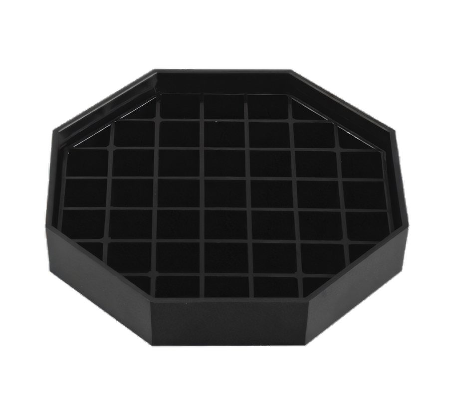 Product image #1 for Bar Maid 4.5-Inch Trivet Style Black Drip Catcher with Removable Grid