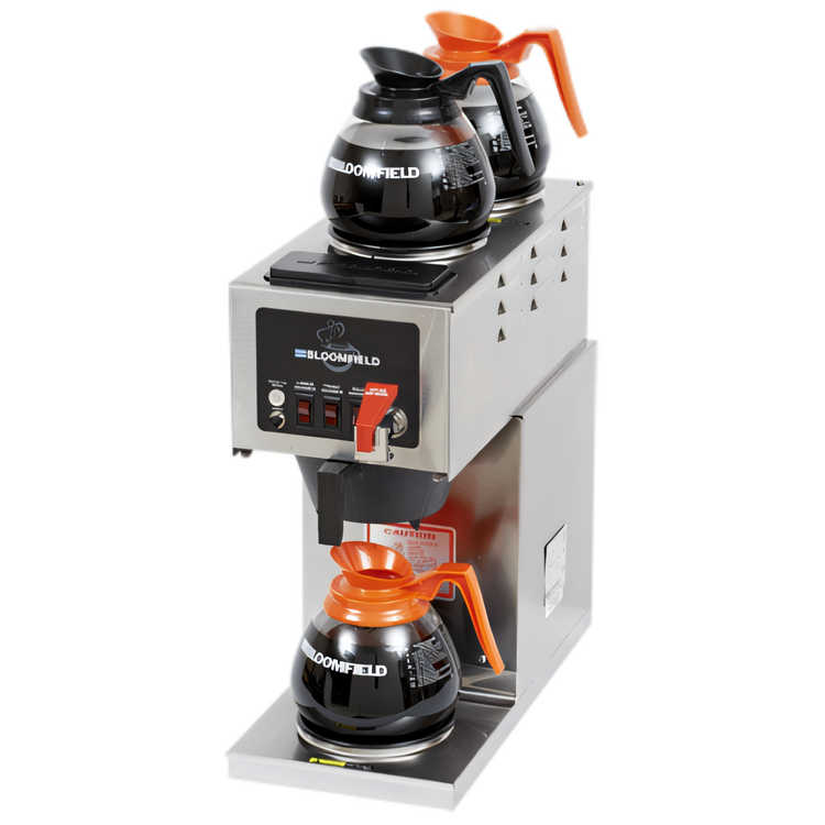 Product image #1 for Bloomfield Integrity Single Automatic Fill Decanter Brewer with 3 Warmers and Hot Water Faucet, 120V