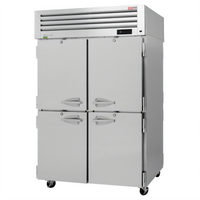 Turbo Air PRO Series Pass-Thru Two-Section Half Solid Door Reach-In Refrigerator, 50.27 Cu. Ft.