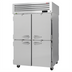 Thumbnail image #1 for Turbo Air PRO Series Pass-Thru Two-Section Half Solid Door Reach-In Refrigerator, 50.27 Cu. Ft.