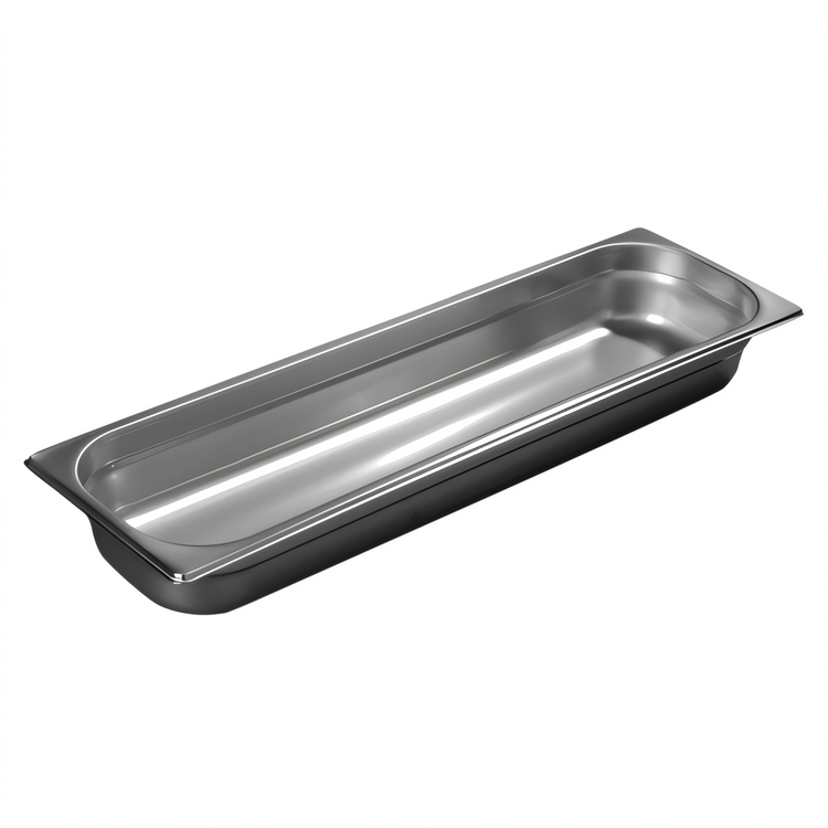 Product image #1 for DuraPan 1/2 Long Solid Hotel Pan, 2-1/2-Inch Deep, 18/8 Stainless Steel