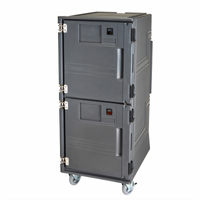 Cambro Pro Cart Ultra Security Package Ambient Non-Electric Insulated Food Pan Carrier, Front Loading, 16 Full-Size Sheet Pan Capacity