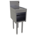 Thumbnail image #1 for Glastender 12-Inch Underbar Drainboard Half Cabinet, Open Front, No Door, Stainless Steel