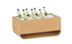 Thumbnail image #1 for Cal-Mil Renew Curved-Base Ice Housing, 22 x 13.5 x 9.5 Inches, Upcycled Rice Hulls