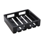 Thumbnail image #1 for American Metalcraft MWH2 Square Espresso Wooden Serving Crate, 11-5/8 Inch Long Case of 8