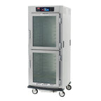 Thumbnail image #1 for Metro C5 C599-SDC-UPDS Full-Height Pass-Thru Controlled Humidity Heated Holding & Proofing Cabinet, Glass/Solid Dutch Doors, 17-Pan Capacity