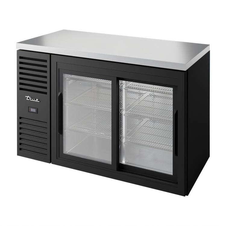 Product image #1 for True Premier Bar 52-Inch Two-Section Single-Zone Back Bar Cooler with Sliding Glass Doors