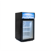 Admiral Craft Equipment Corp. CDFZ-1D/1.4 Black Diamond Glass Door Merchandisers