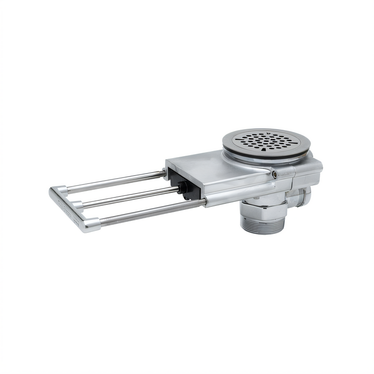 Product image #1 for T&S Brass Modular Pull Waste Drain Valve, 3-1/2 Inch Sink Opening, 2 Inch Drain Outlet