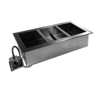 Delfield N8831 Drop-In Single-Tank Electric Wet Hot Food Well for 2 Full-Size Pans