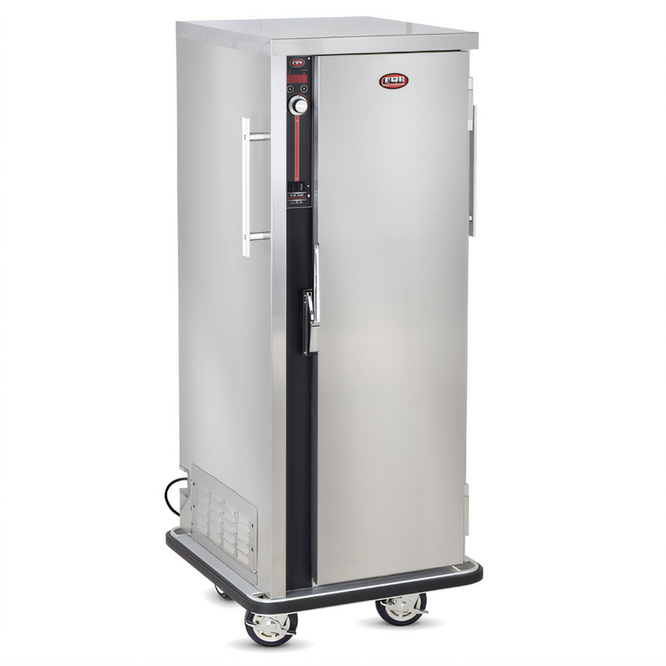 Product image #1 for FWE PS-1220-15 Mobile Heated Holding Cabinet, 15 Full-Size Pan Capacity, Humi-Temp, Stainless Steel