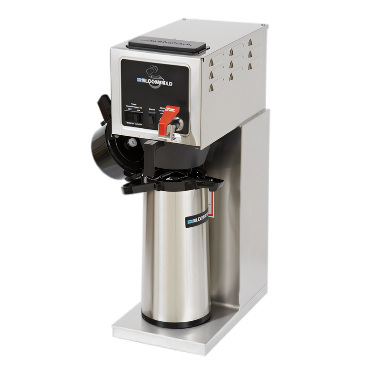 Product image #1 for Bloomfield Integrity Automatic Fill Single Airpot Coffee Brewer with Hot Water Faucet, 120V
