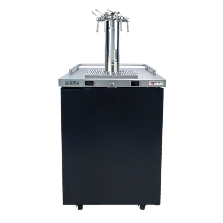 Product image #1 for Pro-Line E-Series One-Section Dual-Temperature Wine Cooler Dispenser, 25-Inch, 4-Faucet, Self-Contained Refrigeration