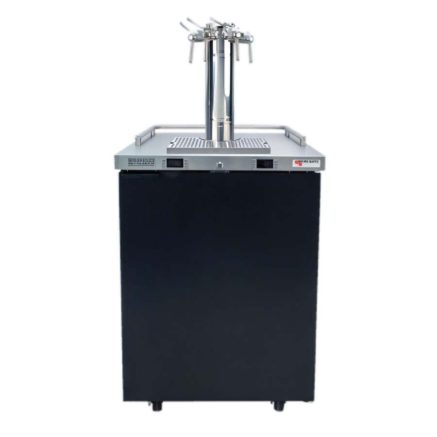 Product image #1 for Pro-Line E-Series One-Section Dual-Temperature Wine Cooler Dispenser, 25-Inch, 4-Faucet, Self-Contained Refrigeration