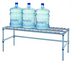 Thumbnail image #1 for Quantum Modular Wire Dunnage Rack, 24 x 24 x 14 Inches, 1500 lb Capacity, Gray Epoxy Antimicrobial Finish