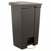 Rubbermaid Commercial Products Legacy 23 Gallon Black Step-On Waste Container