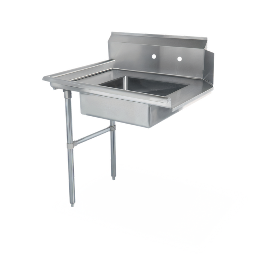 Product image #1 for Steel Works Stainless 26 x 30 Inch Left-to-Right Straight Soiled Dish Table with 9-3/4-Inch Backsplash