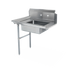 Thumbnail image #1 for Steel Works Stainless 26 x 30 Inch Left-to-Right Straight Soiled Dish Table with 9-3/4-Inch Backsplash