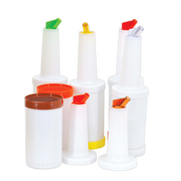 Color-Coded Multi-Pour Complete Unit Set with 12 Assorted 1-Quart Containers