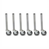 Thumbnail image #1 for John Boos 34-3/4 Inch Heavy-Duty Stainless Steel Legs With 5 Inch Locking Swivel Casters, Set of 6