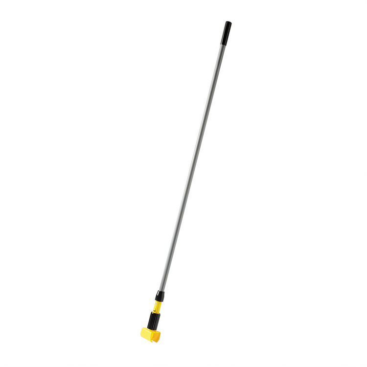 Product image #1 for Gripper 60-Inch Gray Fiberglass Jaw Release Wet Mop Handle with Yellow Plastic Head