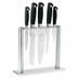 Thumbnail image #1 for Mercer Culinary Genesis 6-Piece Forged Knife Block Set with Tempered Glass Block