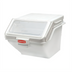 Thumbnail image #1 for ProSave Safety Storage Ingredient Bin with Portioning Scoop and FIFO Barrier, 200 Cup, White